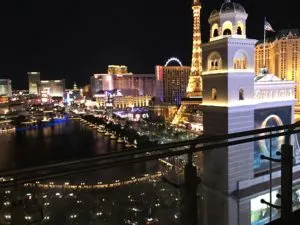 Night View Fountain Vegas Cosmopolitan