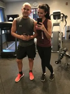 Gym at the Comfort Suites Kelowna Hotel