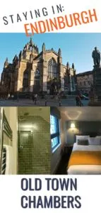 Where to stay in Edinburgh on the Royal Mile - Old Town Chambers Hotel Review