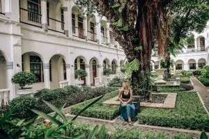 Grounds at the Majapahit Hotel