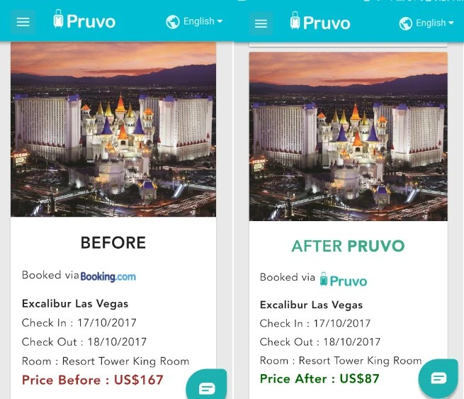 Pruvo travel app