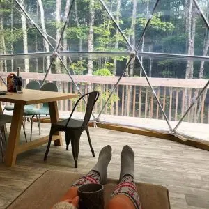Tree Top Haven in PEI - glamping in canada