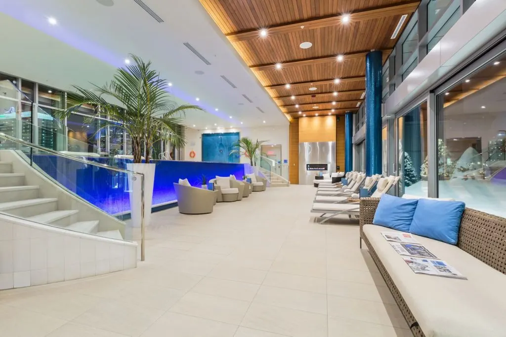 Pool at Ritz Carlton Montreal