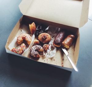 dont eat too many donuts while traveling