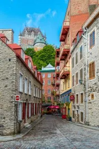 Street in Old Town Quebec City