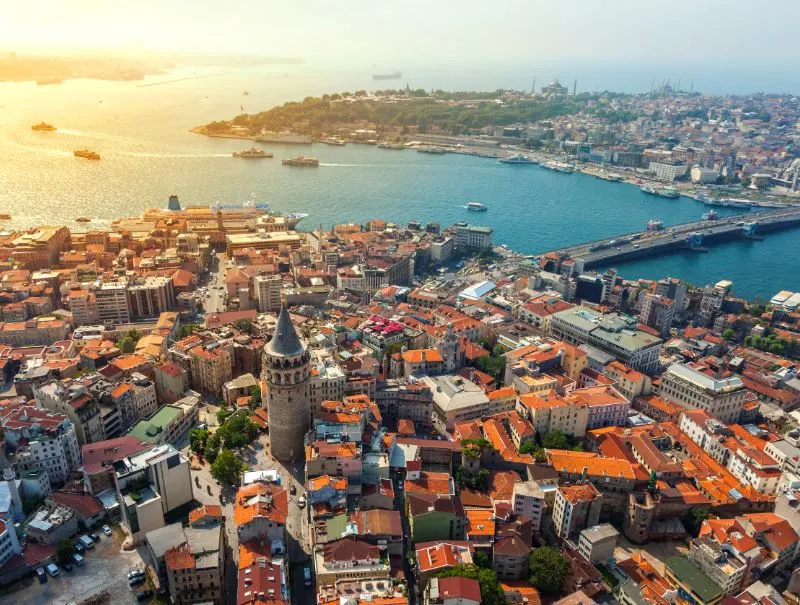 istanbul turkey skyline