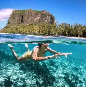 Snorkeling in Mauritius