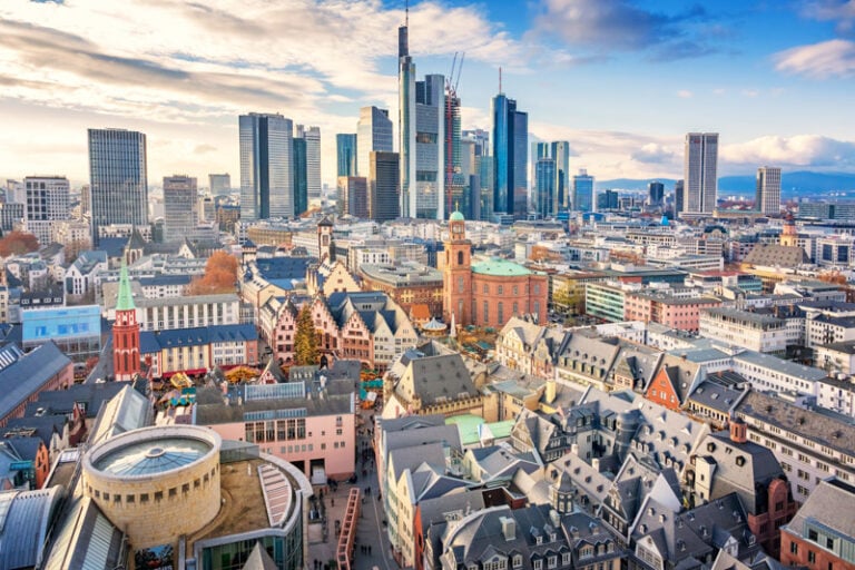Skyline of downtown Frankfurt am Main Germany Travel Off Path