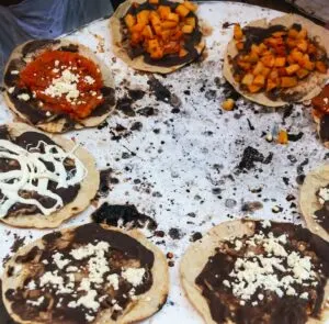 street food tortillas in oaxaca