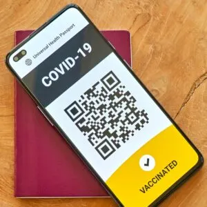 universal vaccine passport on phone
