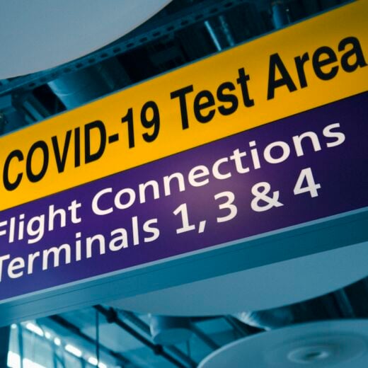 covid 19 test area at the airport Travel Off Path