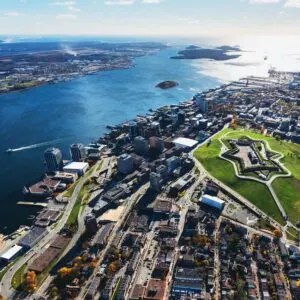 Aerial view of Halifax