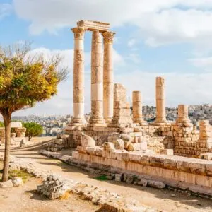 The Amman Citadel is a historical site at the center of downtown Amman