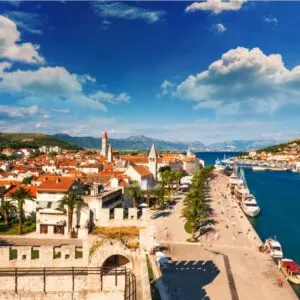 Aerial View Of Trogir, Croatia