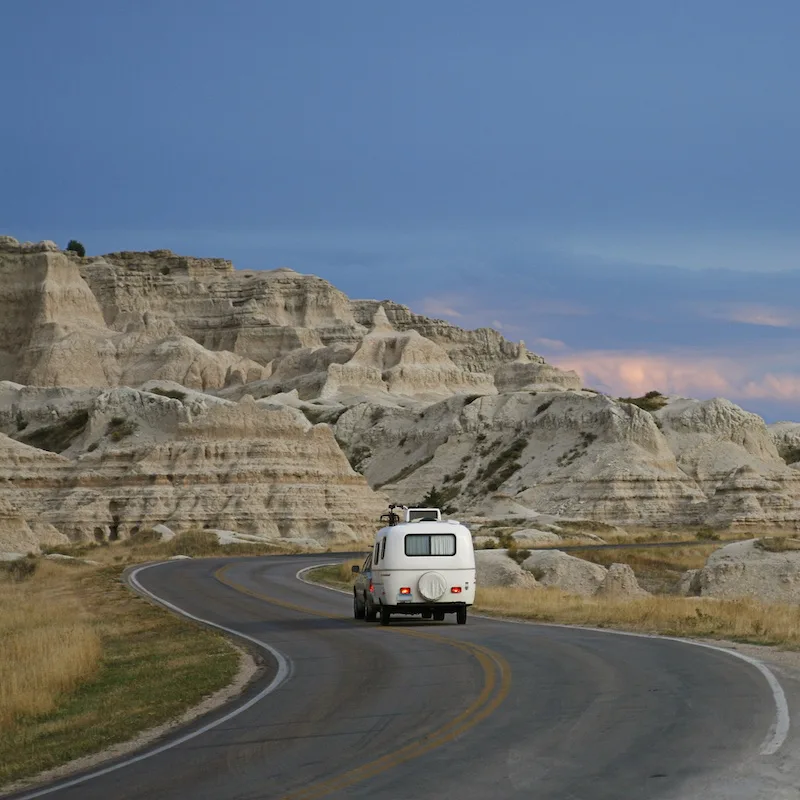Badlands National Park in South Dakota