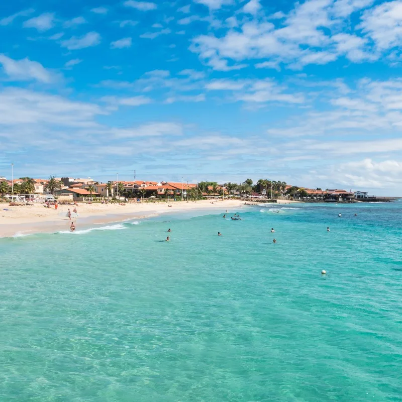 Santa Maria Beach In Sal, Cape Verde