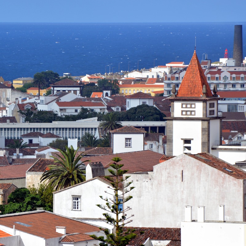 View Of Ponta Delgada, The Azores, Portugal