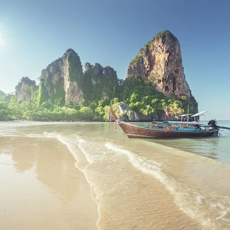 Railay beach in Krabi Thailand