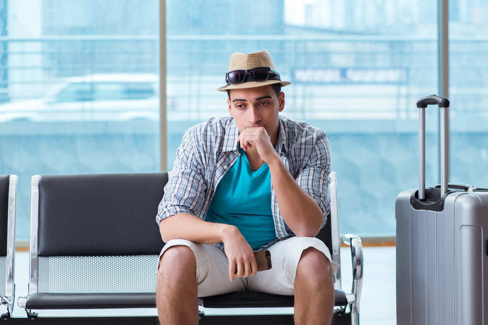 Young Male Traveler Wearing Summer 