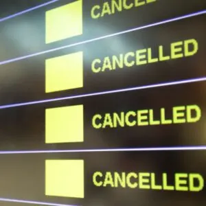 Canceled Flight Board