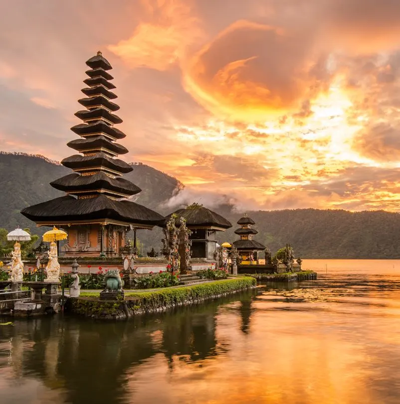 Pura Ulun Danu Bratan in Indonesia, number 2 on the list of friendliest destinations