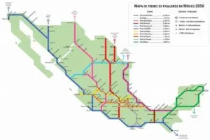 Mexico's Passenger Train Railway Map