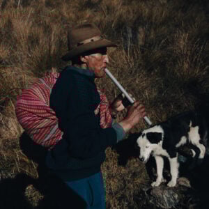 flute player