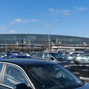 Chicago airport parking lot