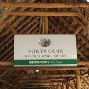 Punta Cana Airport Sign