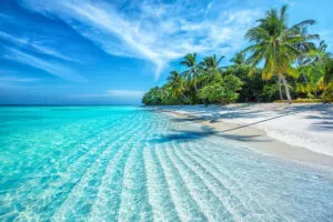 Tropical Beach View, Caribbean Travel