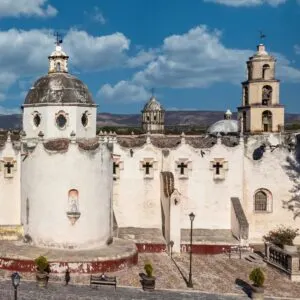 Atotonilco Church In Guanajuato, Pueblo Magico In Mexico