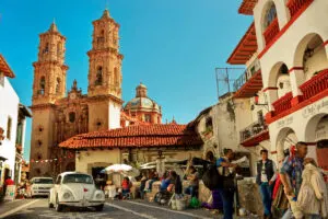 City Of Taxco, Pueblo Magico In Mexico