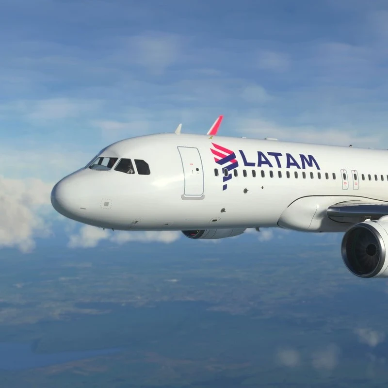 LATAM Aircraft Pictured Mid Air
