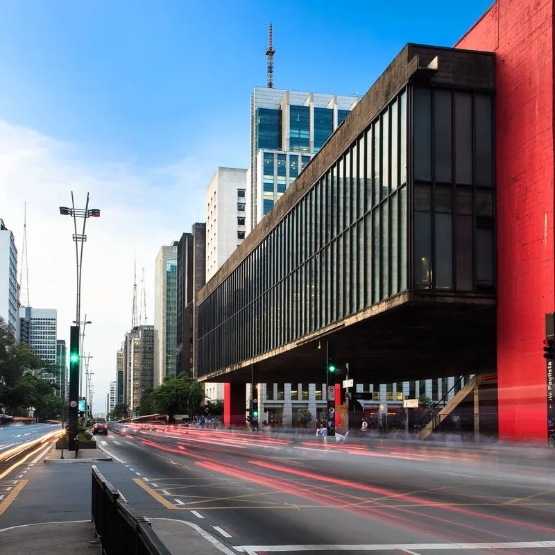 MASP Museum In Sao Paulo, Avenida Paulista, Brazil