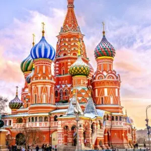 St Basil's Basilica in Moscow, Russia