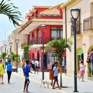 Santa Maria, Sal Island, Cape Verde, Country Off The Coast Of West Africa