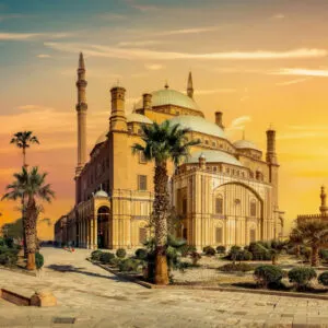 The great Mosque of Muhammad Ali Pasha in Cairo Egypt