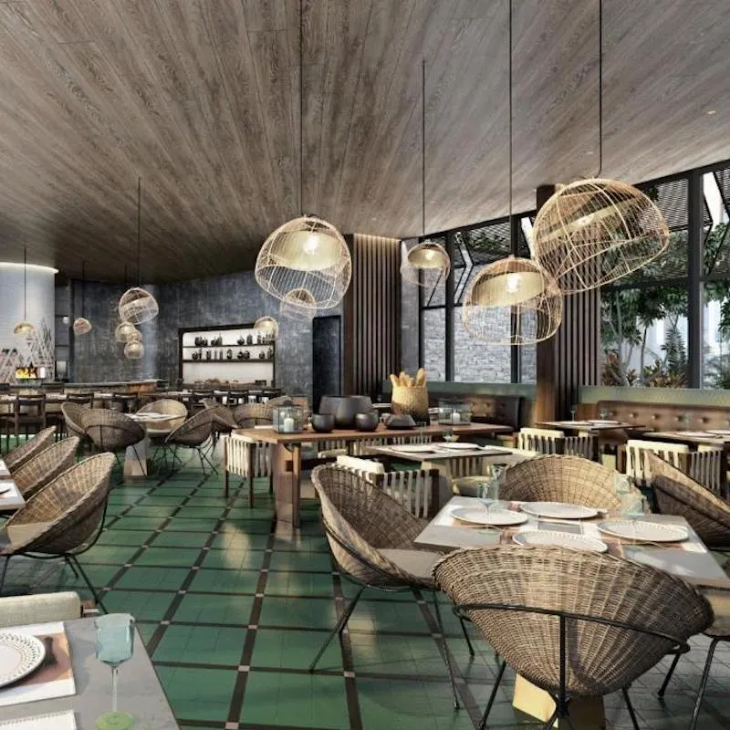 St. Regis Kanai resort dining area