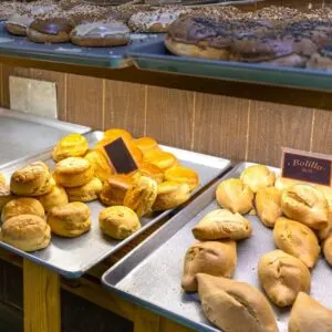 Fresh Pastries Exhibited In A Bakery In Aguascalientes, An Ethnic State And Cultural Region In Central Mexico, Latin America