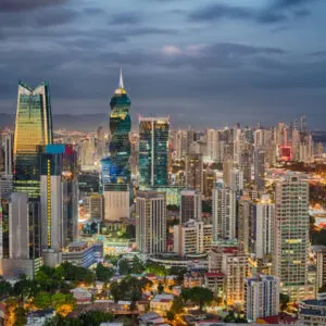 city skyline panama city