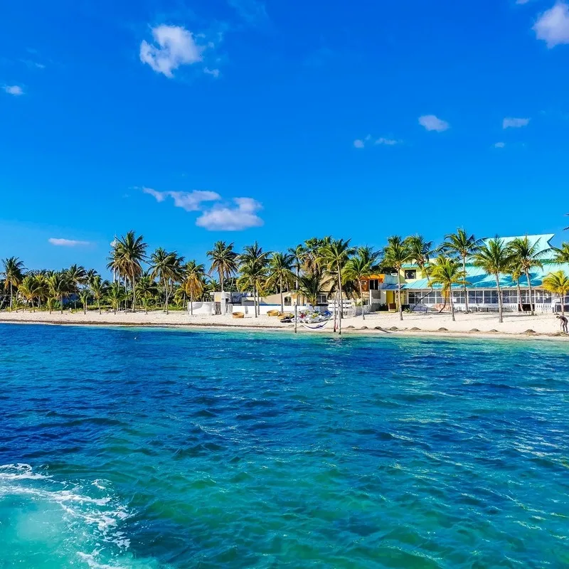 Coastline Of Isla Contoy, Off The Mayan Riviera Coast In Mexico