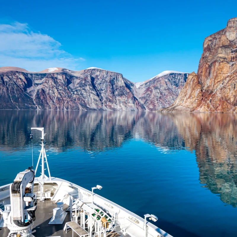 An Expedition cruise sets sail in the northwest passage