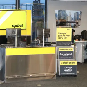 Spirit Airlines gate