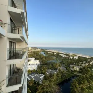 View Of The Melia Ho Tram Resort In Vietnam, Southeast Asia From The 15th Floor Of The Hotel Tower