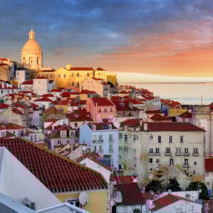 lisbon skyline portugal