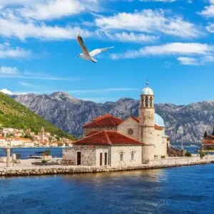 Our Lady of Rocks In Kotor Bay, Montenegro, Balkan Peninsula, South Eastern Europe