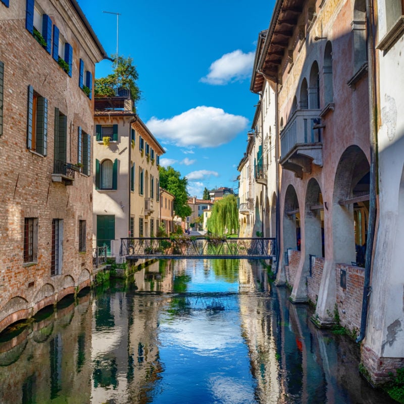 Canals in Treviso Italy