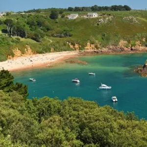 Portelet Bay In The Bailiwick Of Jersey, Channel Islands