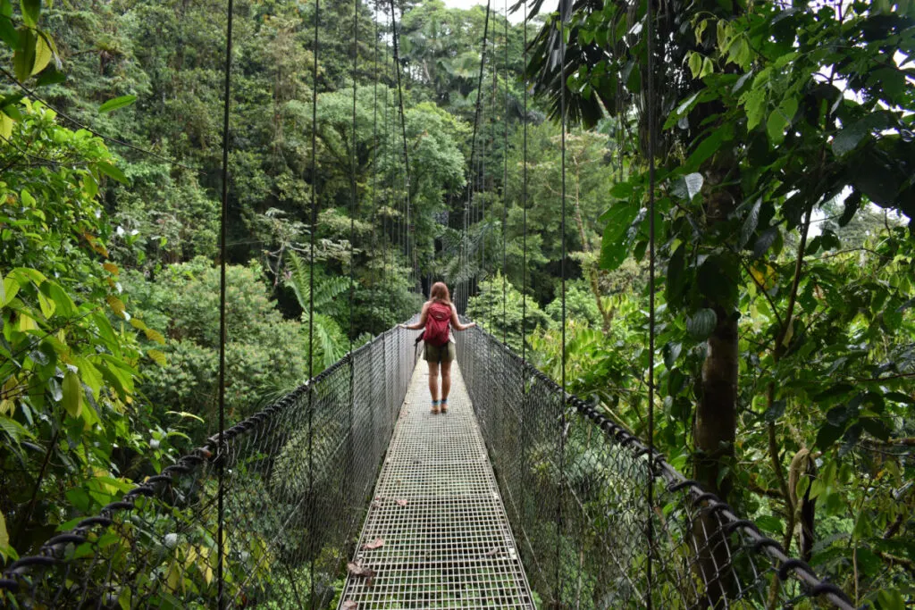 Woman in Monteverde Costa Rica