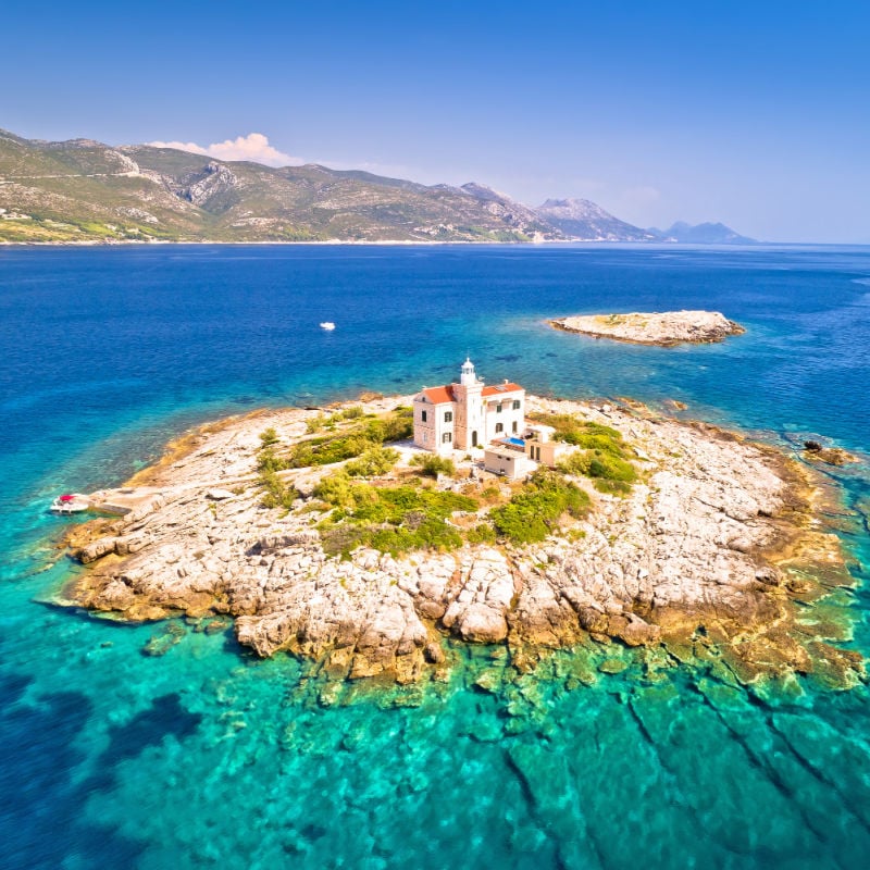 La única isla de Croacia